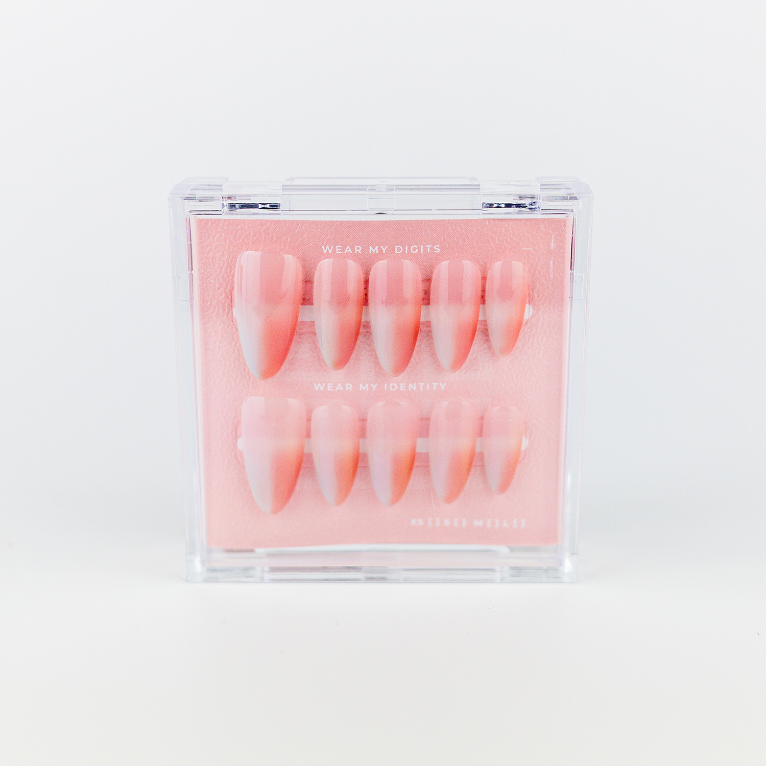 #1790 – Pink Affair | Long, Almond Reusable Ready-to-Wear Nails