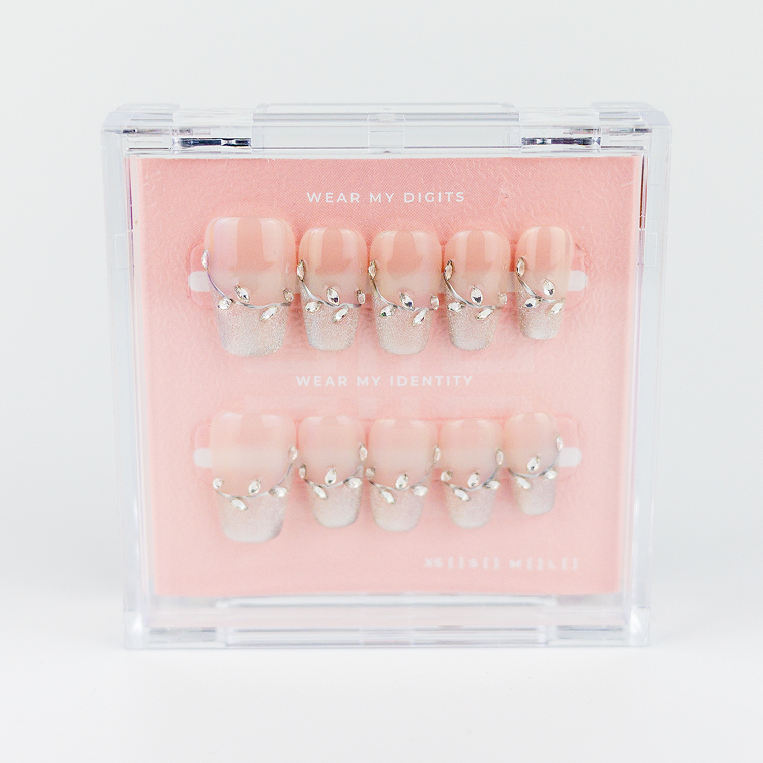 #1763 – Aurora Glow | Medium, Square Reusable Ready-to-Wear Nails