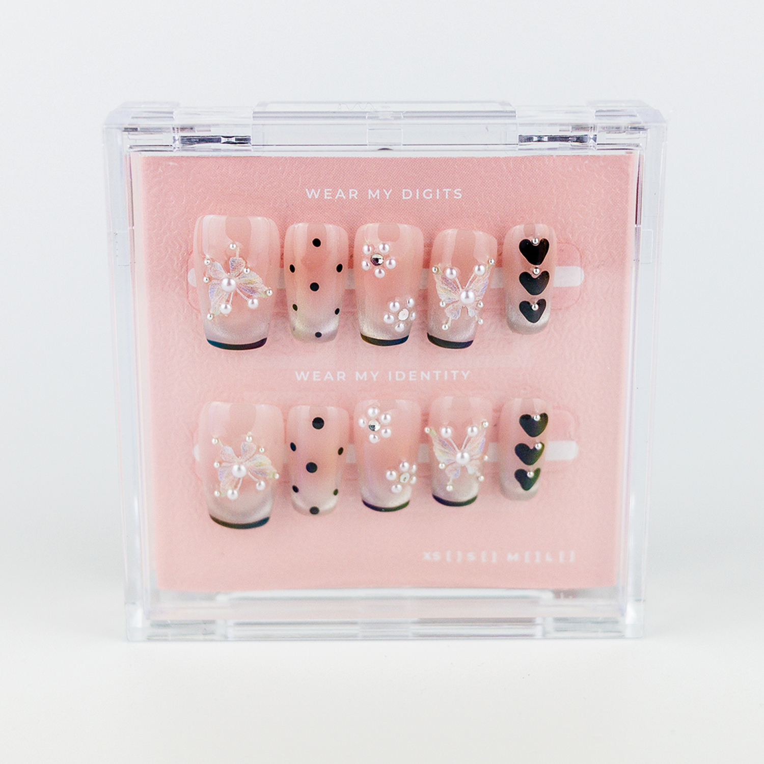 #2132 – Bloomingdale | Medium, Square Reusable Ready-to-Wear Nails