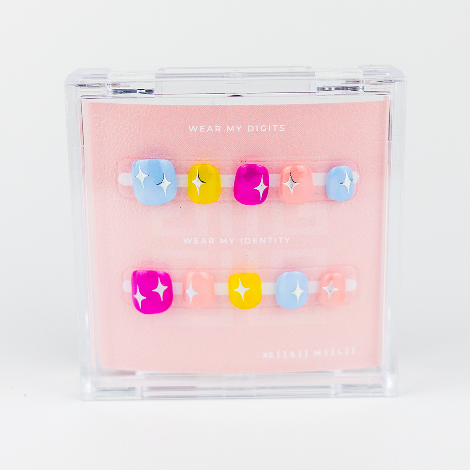 #C87 – Cosmic Cutie | Children, Reusable Ready-to-Wear Nails