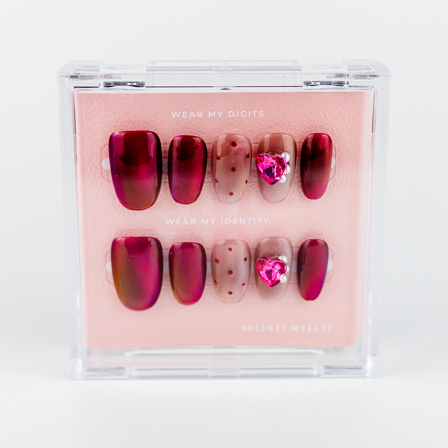 #1896 – Crimson Promise | Medium, Oval