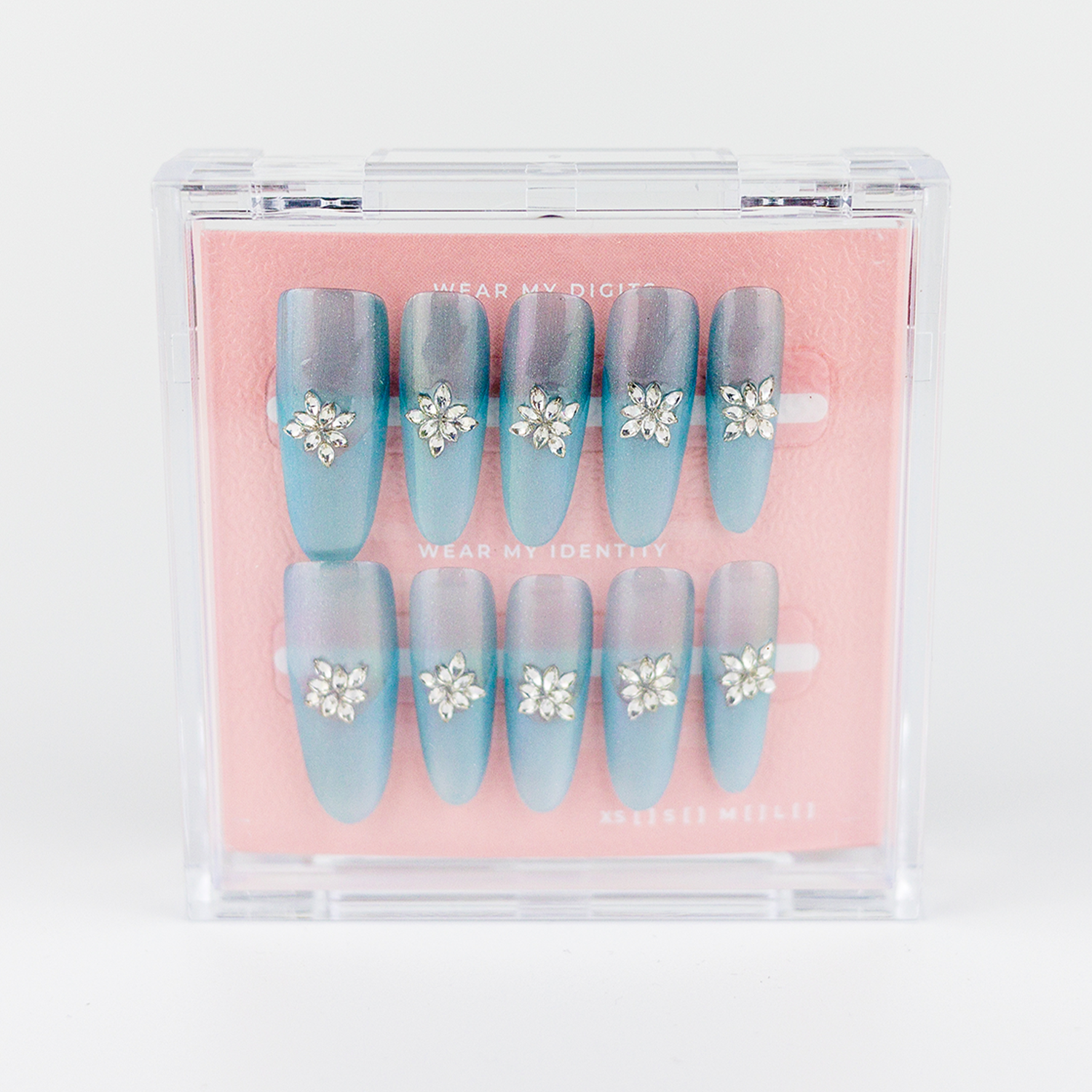 #2026 – Glacier Bloom | Long, Oval