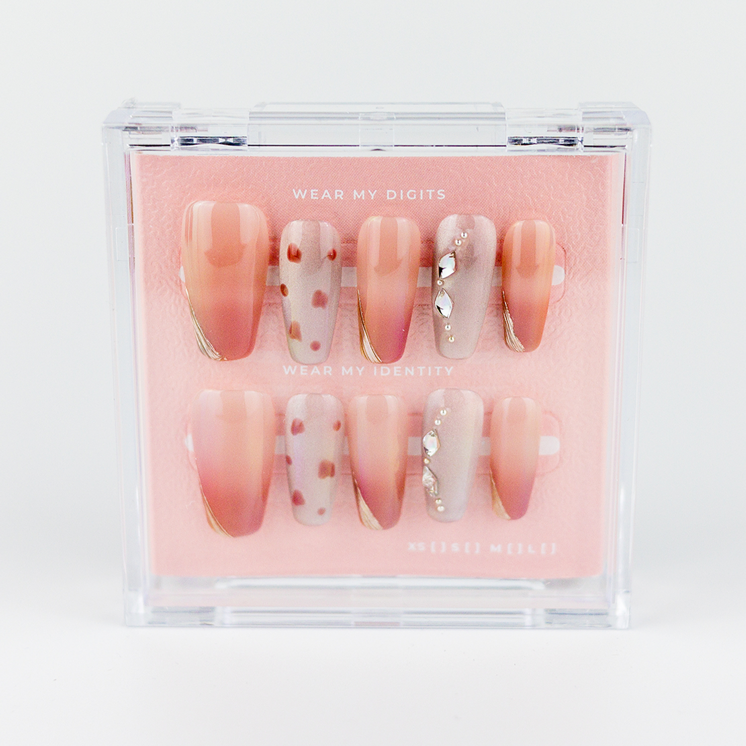 #2311 – Glimmer Blush | Long, Squaoval