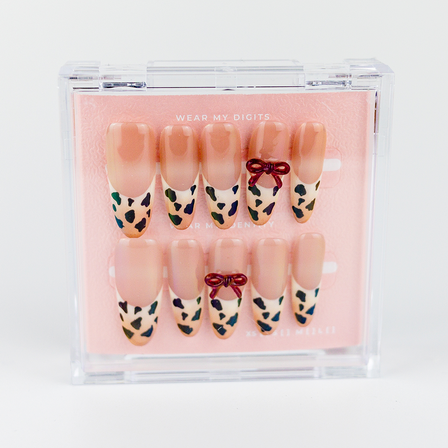 #2243 – Ivory French Tips | Long, Oval