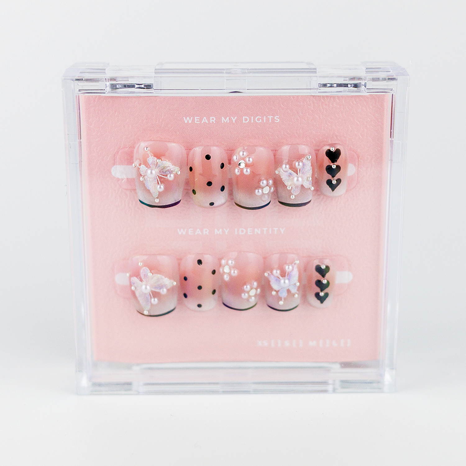 #2153 – Pearl Wing Drip | Medium, Square, Squaoval