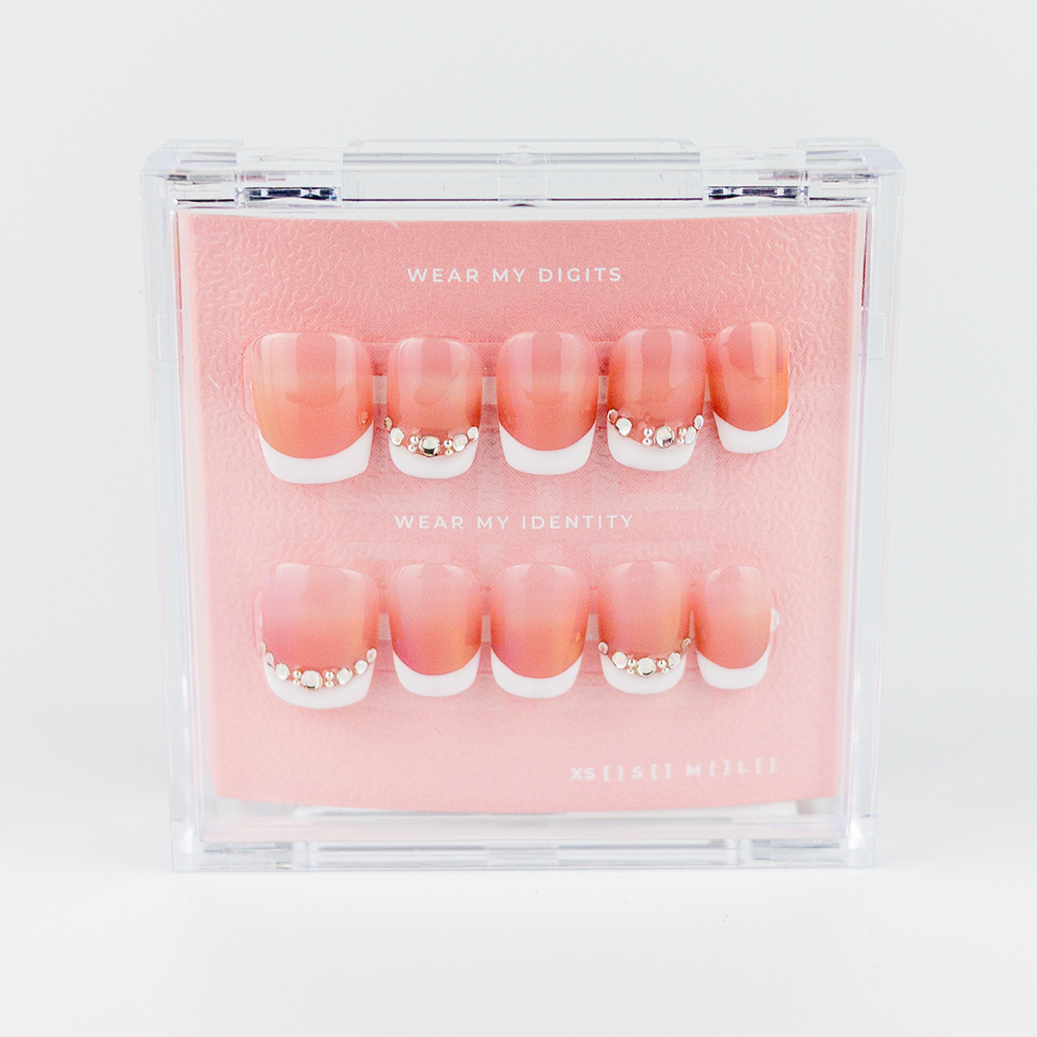 #759 – Pink Allure | Short, Square Reusable Ready-to-Wear Nails