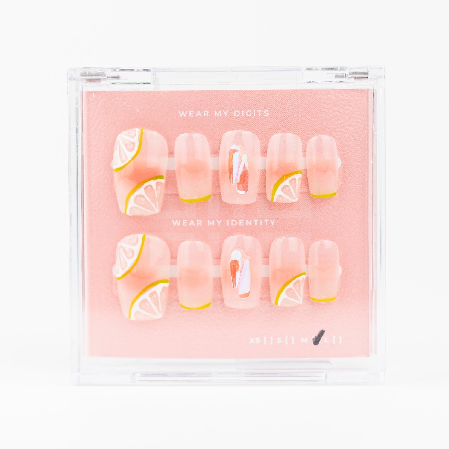 #350 – Pink Zest | Medium, Squaoval