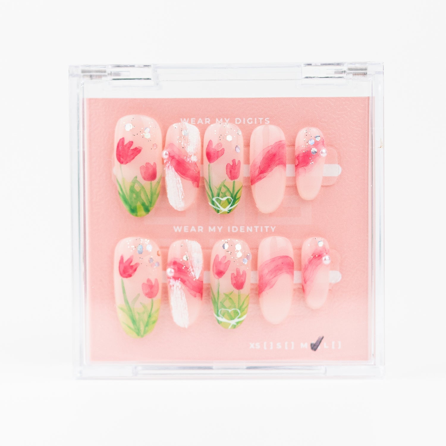 #282 – Pinkfinity | Long, Oval Reusable Ready-to-Wear Nails