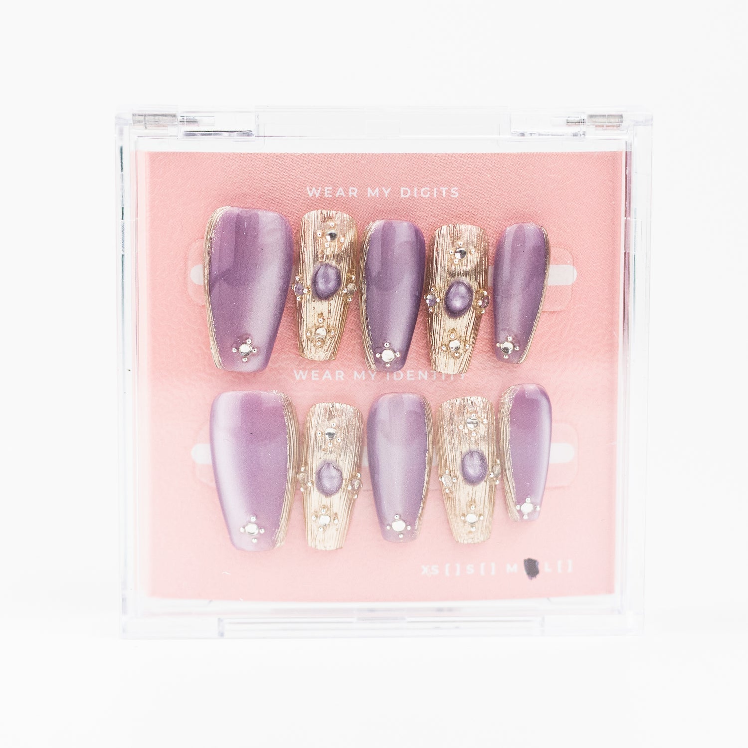 #1568 – Violet Bronze | Long, Coffin