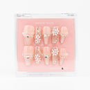 #12 – Glimmer Glaze | Long, Almond Reusable Ready-to-Wear Nails