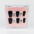 #1243 – Midnight Tulle | Short, Coffin