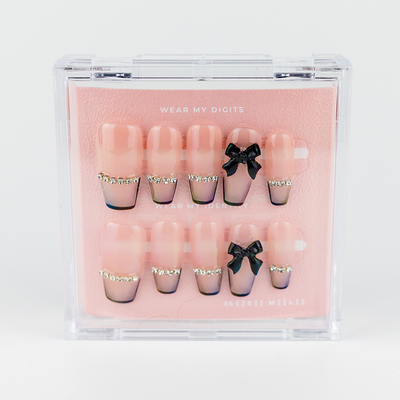 #149 – Ombre Bows | Long, Coffin