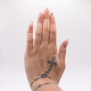 #1563 – Clear Bling | Long, Oval Reusable Ready-to-Wear Nails