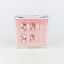 #1656 – Sparkle Garden | Medium, Oval Reusable Ready-to-Wear Nails