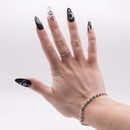 #1738 – Dark Oracle | Long, Stiletto Reusable Ready-to-Wear Nails