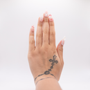 #1770 – Swan Song | Medium, Oval Reusable Ready-to-Wear Nails