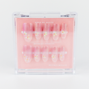 #1881 – Yuki Bloom | Long, Almond Reusable Ready-to-Wear Nails