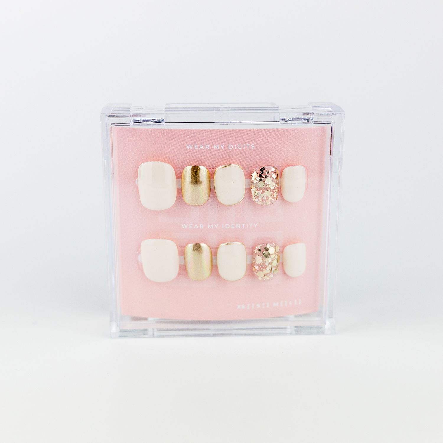 #2052 – Luxe Sheen | Short, Squaoval Reusable Ready-to-Wear Nails