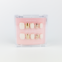 #2052 – Luxe Sheen | Short, Squaoval Reusable Ready-to-Wear Nails