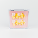 #2125 – Sunlit Luxe | Medium, Oval Reusable Ready-to-Wear Nails