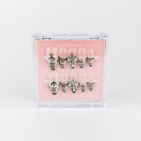 #2141 – Charms &amp; Scales | Medium, Oval Reusable Ready-to-Wear Nails