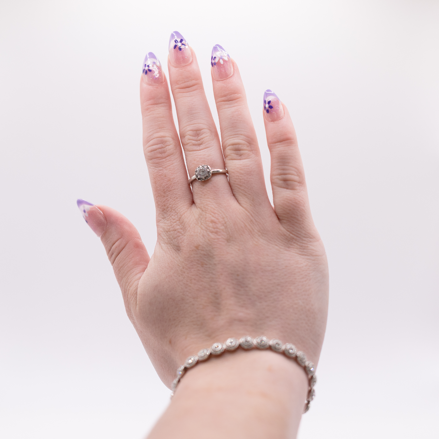 #2144 – Purple Grace | Medium, Oval Reusable Ready-to-Wear Nails