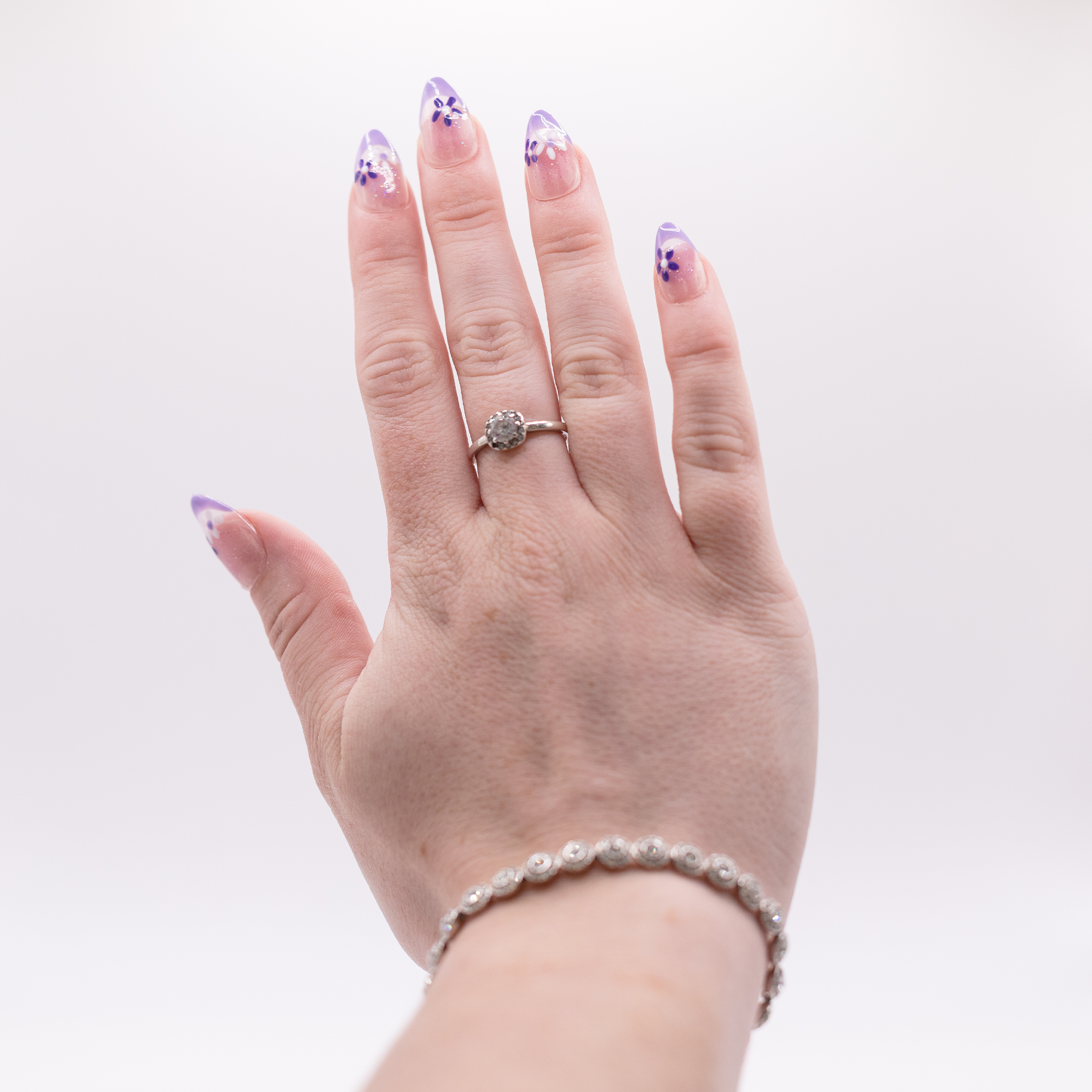 #2144 – Purple Grace | Medium, Oval Reusable Ready-to-Wear Nails