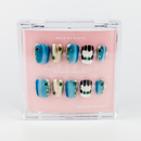 #2154 – Stoned in Style | Medium, Square Reusable Ready-to-Wear Nails