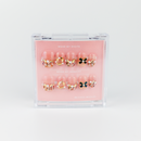 #2191 – Weight in Gold | Medium, Squaoval Reusable Ready-to-Wear Nails
