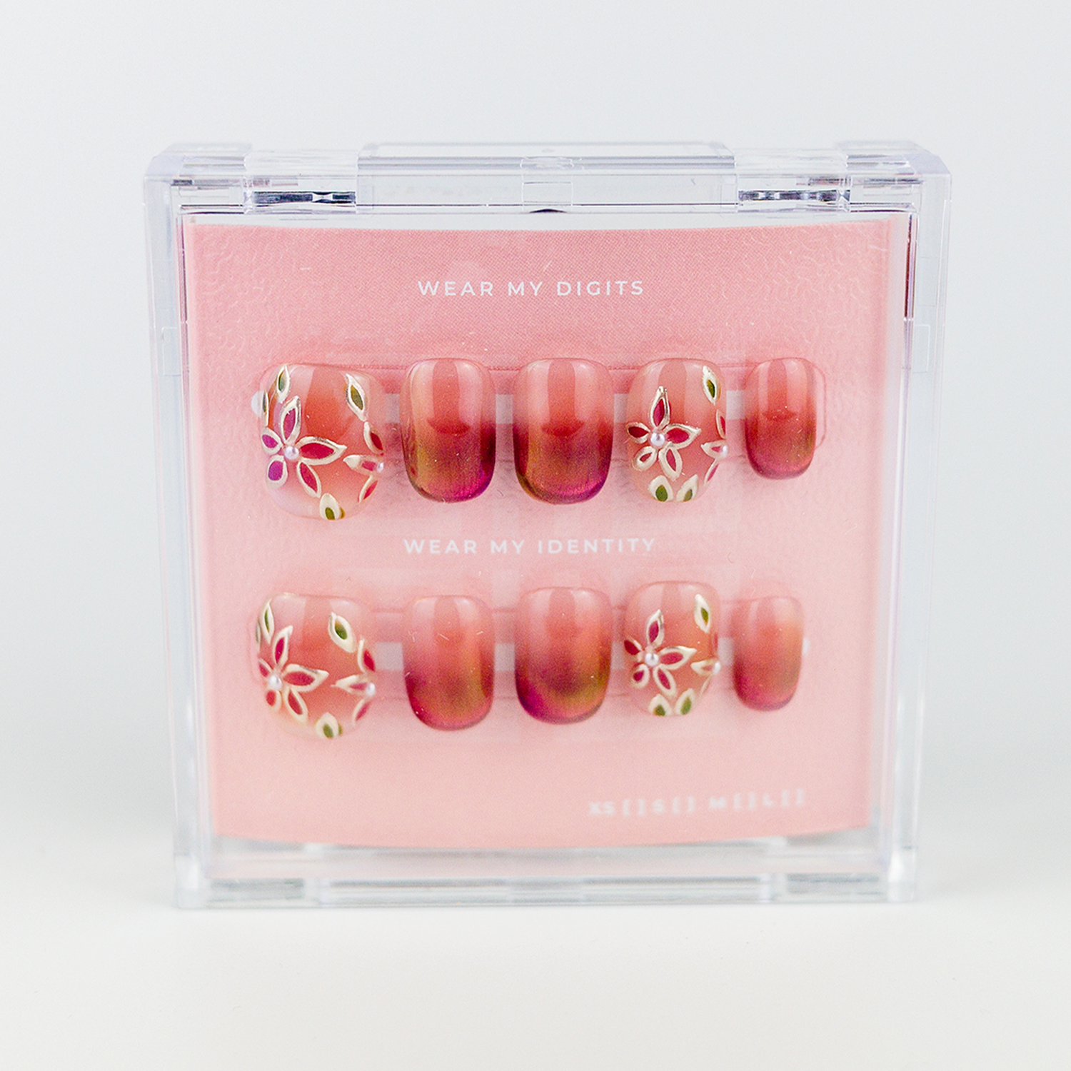 #2196 – After Glow Flora/Ombre | Short, Round