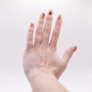 #2299 – Twilight Petals | Medium, Squaoval Reusable Ready-to-Wear Nails
