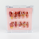#2380 – Desert Glaze | Long, Coffin Reusable Ready-to-Wear Nails