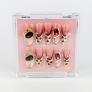 #2452 – Tartan Treasure | Long, Almond Reusable Ready-to-Wear Nails