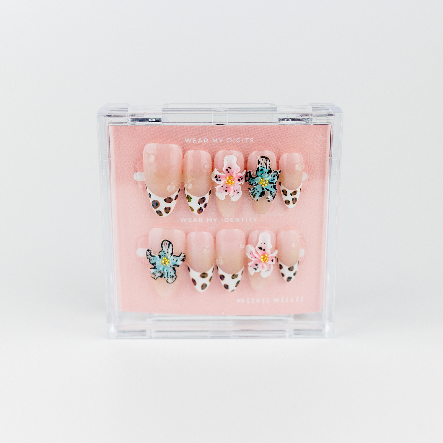 #2502 – Cheetah Chic | Medium, Oval Reusable Ready-to-Wear Nails