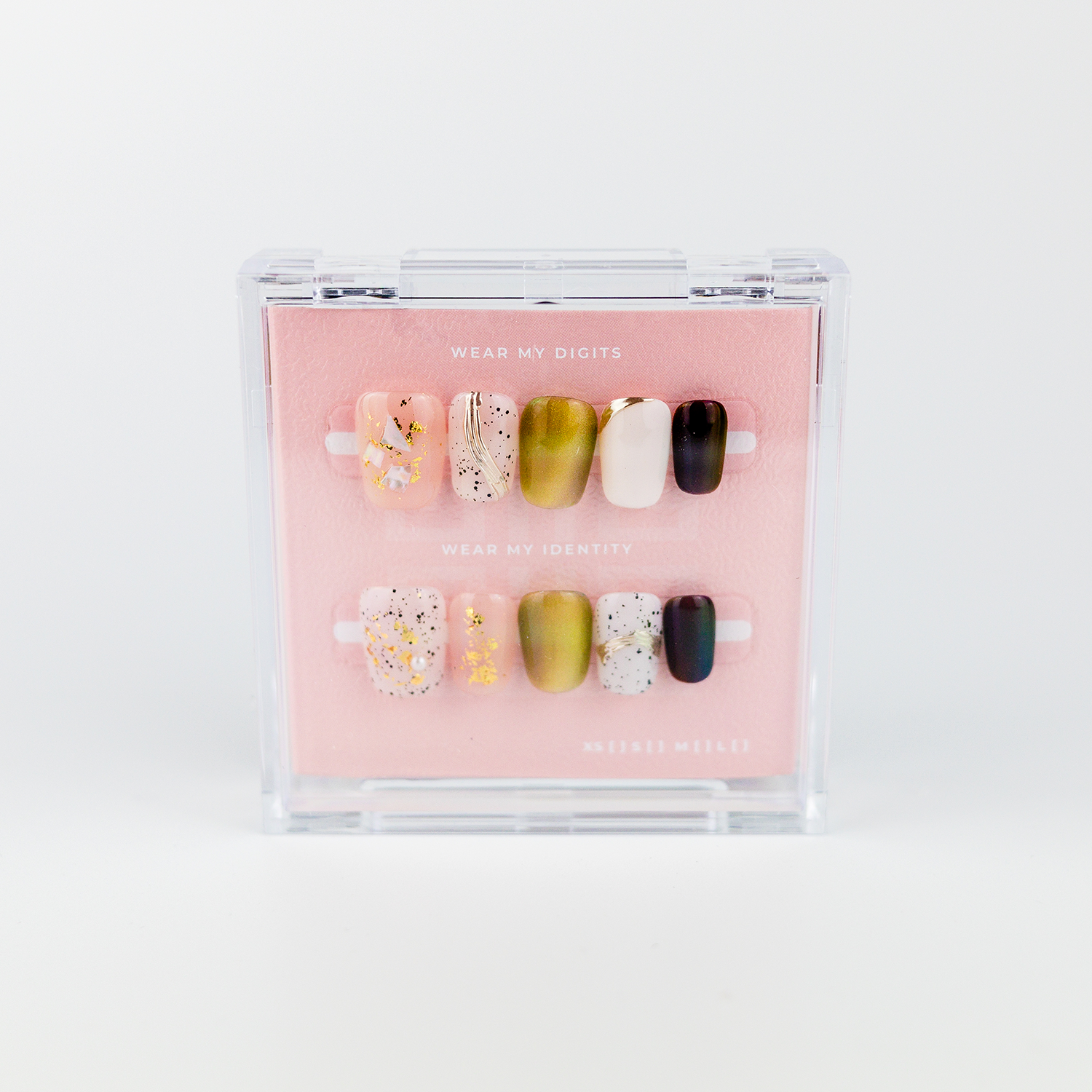 #2524 – Classic Vogue | Medium, Squaoval Reusable Ready-to-Wear Nails