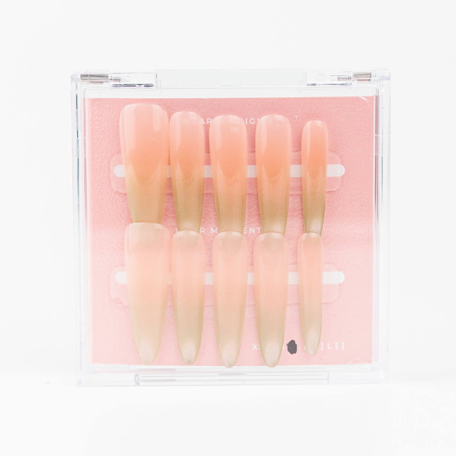 #274 – Towering Glow | Long, Stiletto Reusable Ready-to-Wear Nails