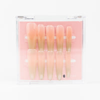 #274 – Towering Glow | Long, Stiletto Reusable Ready-to-Wear Nails
