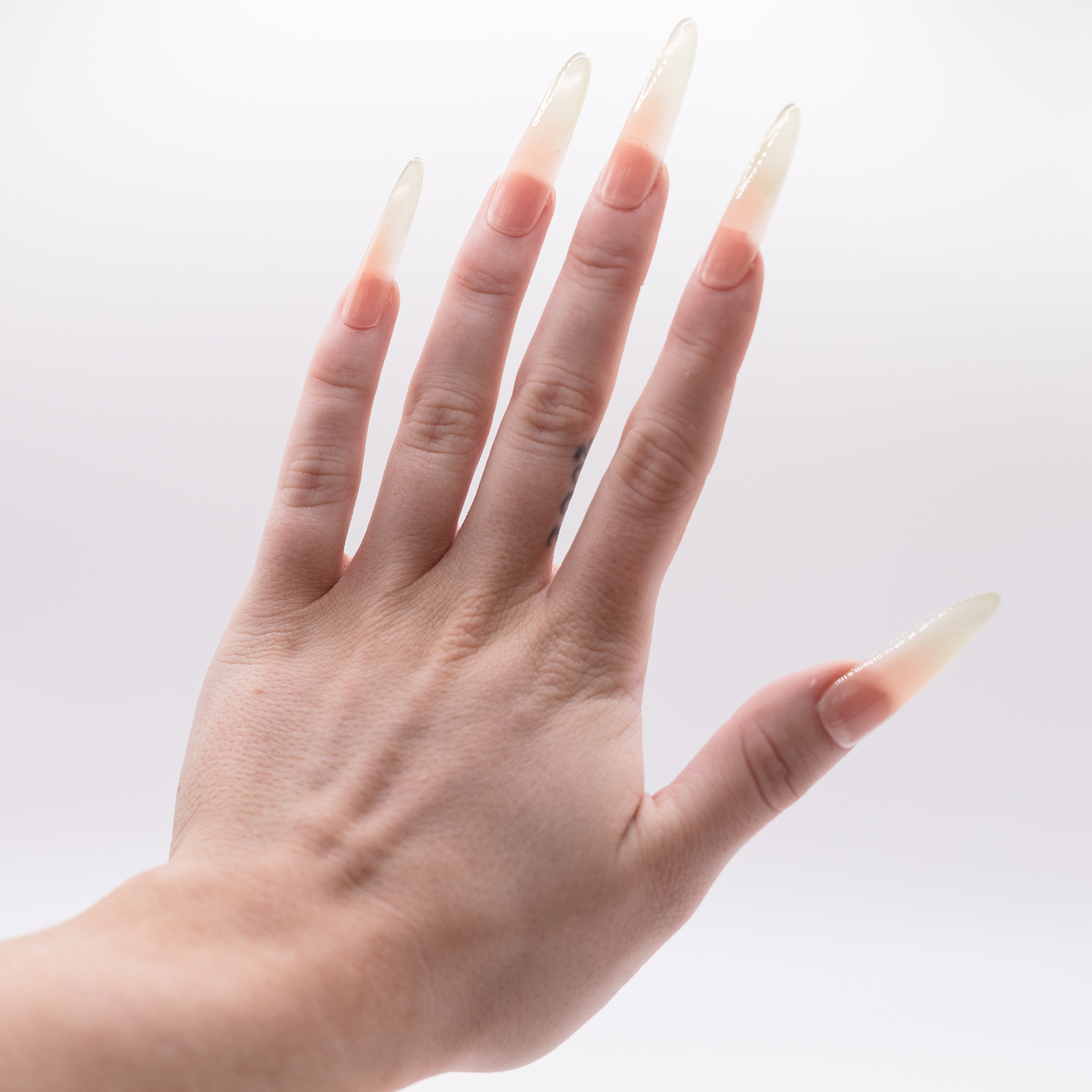 #274 – Towering Glow | Long, Stiletto Reusable Ready-to-Wear Nails