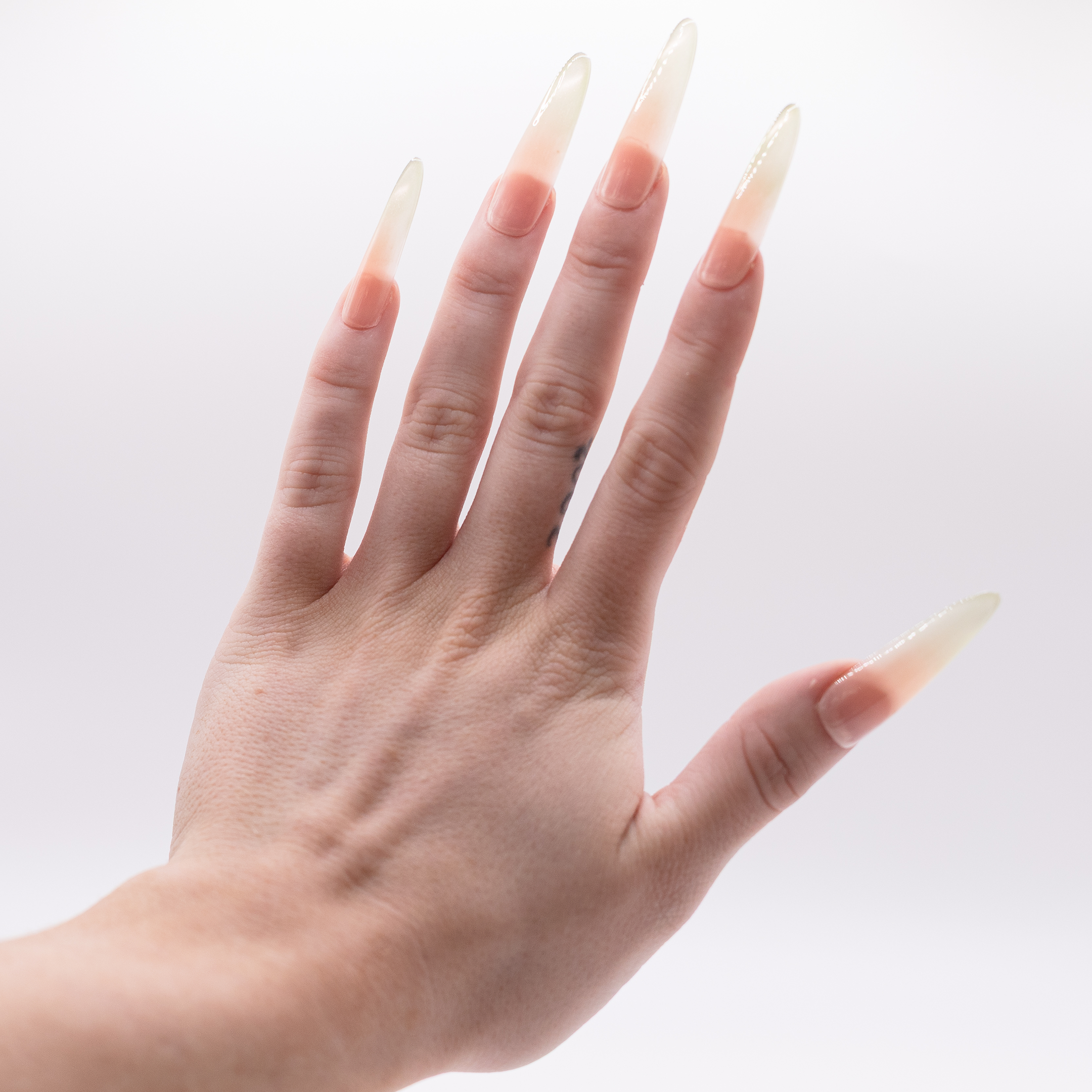 #274 – Towering Glow | Long, Stiletto Reusable Ready-to-Wear Nails