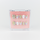 #503 – Cleopatra Code | Medium, Squaoval Reusable Ready-to-Wear Nails