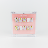 #503 – Cleopatra Code | Medium, Squaoval Reusable Ready-to-Wear Nails