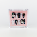 #523 – Gothic Glam | Long, Coffin Reusable Ready-to-Wear Nails