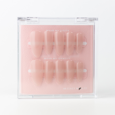 #532 – Classic Nude | Long, Almond Reusable Ready-to-Wear Nails