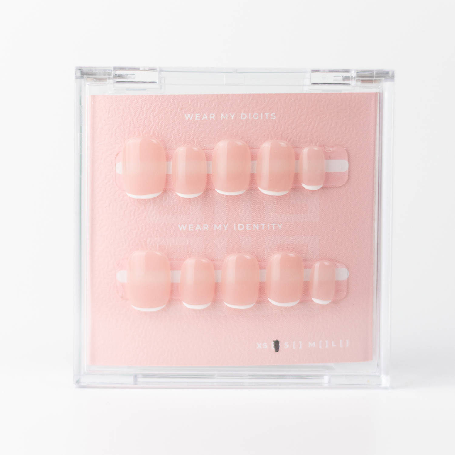 #7 – French Tips | Short, Oval Reusable Ready-to-Wear Nails