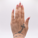 #954 – Glitter Drop | Medium, Oval Reusable Ready-to-Wear Nails