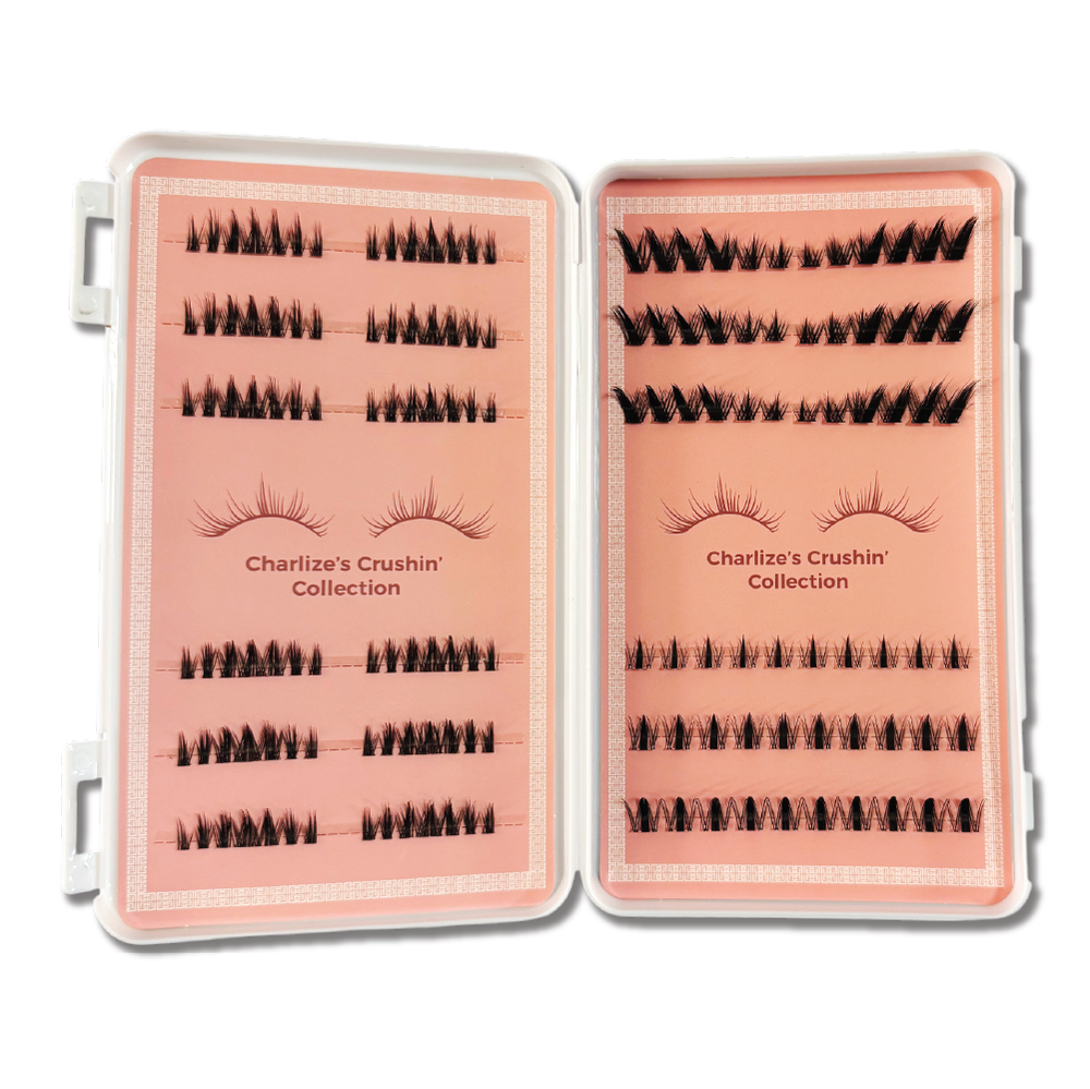 Charlize's Crushin' Collection - Individual and Cluster Eyelashes for Customised Glamour