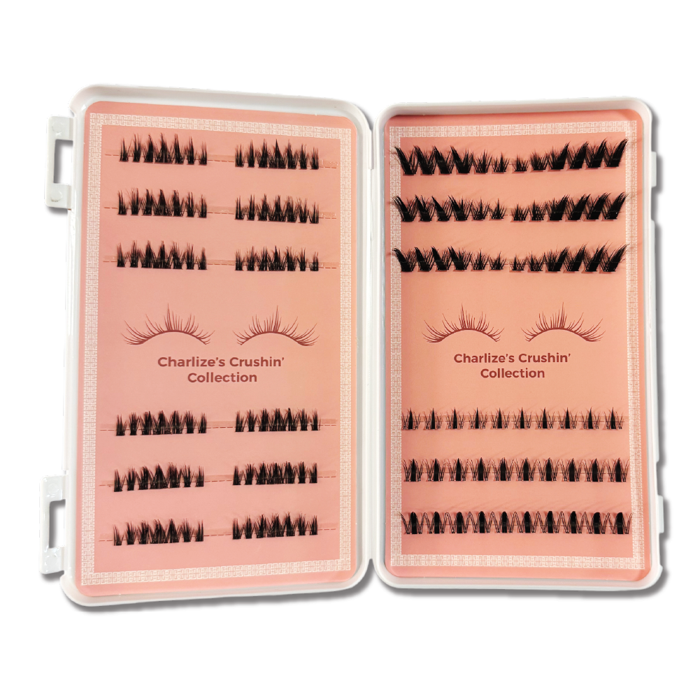 Charlize's Crushin' Collection - Individual and Cluster Eyelashes for Customised Glamour