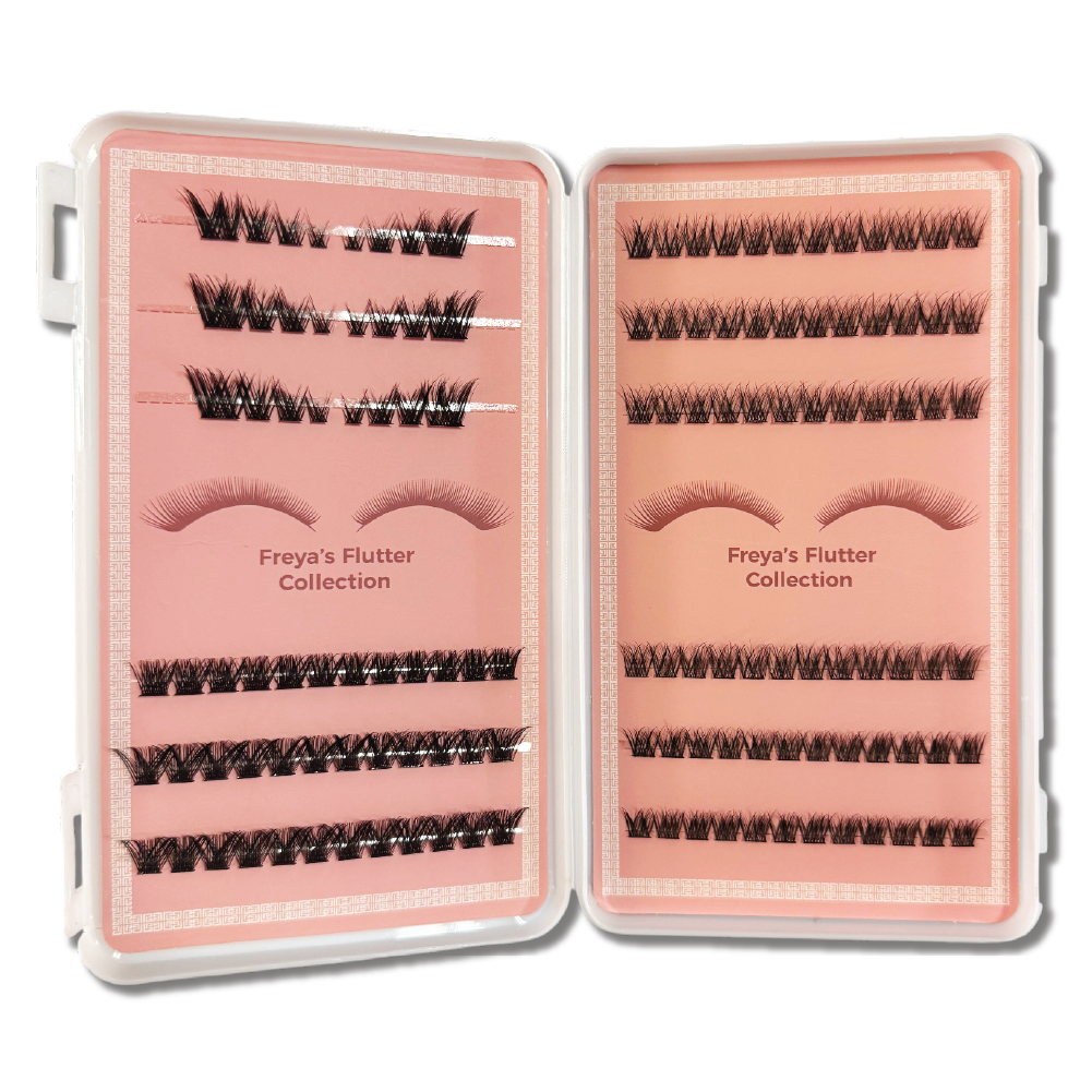 Freya's Flutter Collection - Effortless Individual and Segmented Lashes for a Natural Flutter