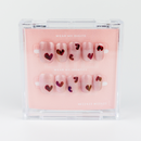 #F044 – Heart Whisper | Medium, Square Reusable Ready-to-Wear Nails
