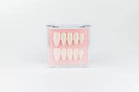 #1851 – Pearl Essence | Long, Almond Reusable Ready-to-Wear Nails